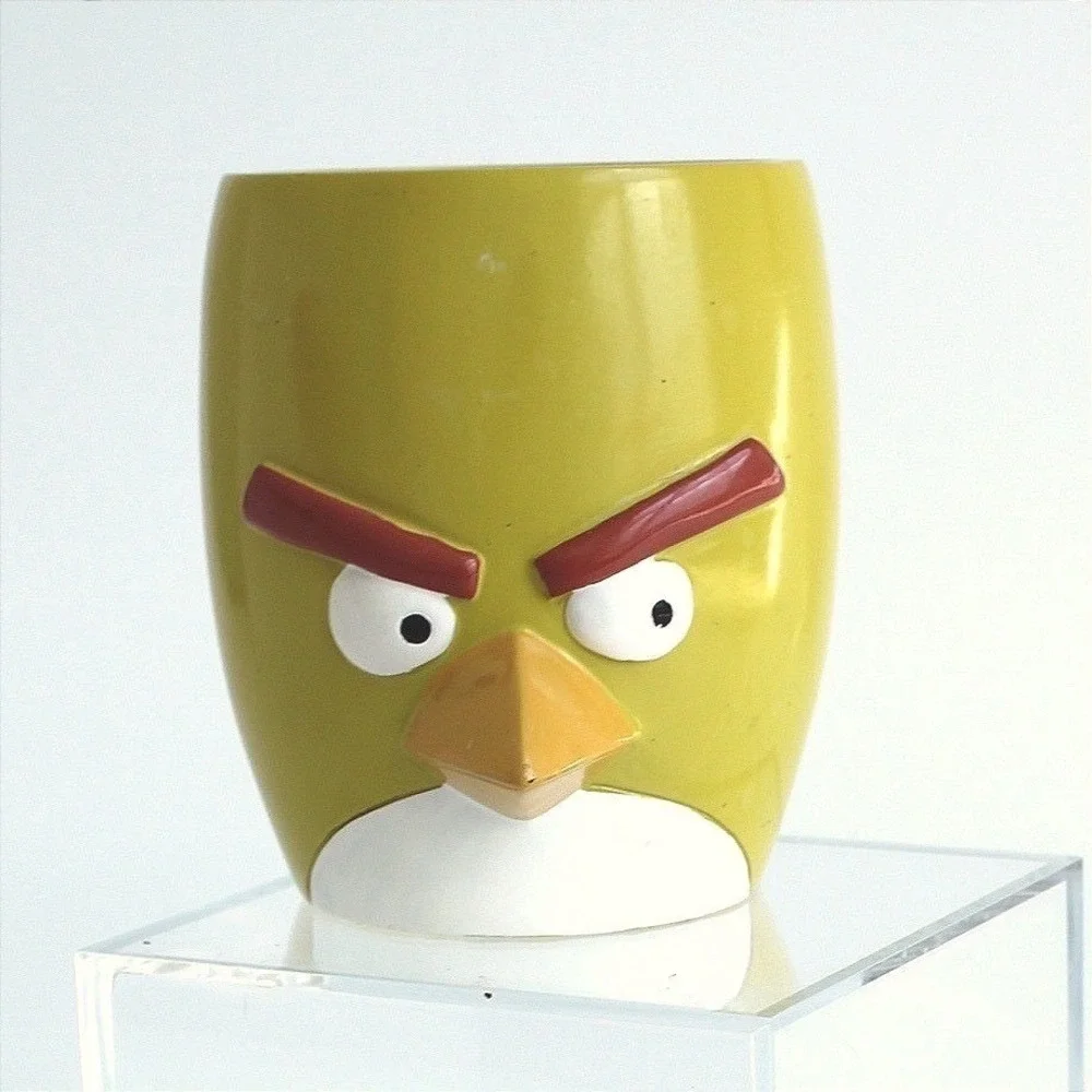 Angry Birds Chuck Yellow Bird Toothbrush Holder Cup 2012 Rovio Limited Edition